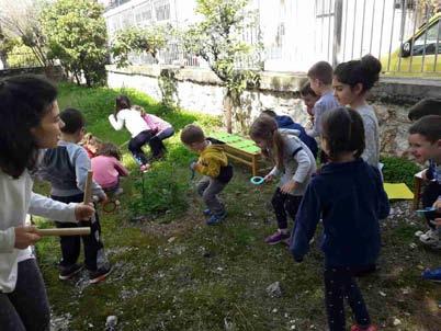 χελώνα, πασχαλίτσα κλπ.). Φτιάχνουμε ένα «μαγικό φίλτρο» με διάφορα πράγματα, το πίνουμε όλοι και μεταμορφωνόμαστε.