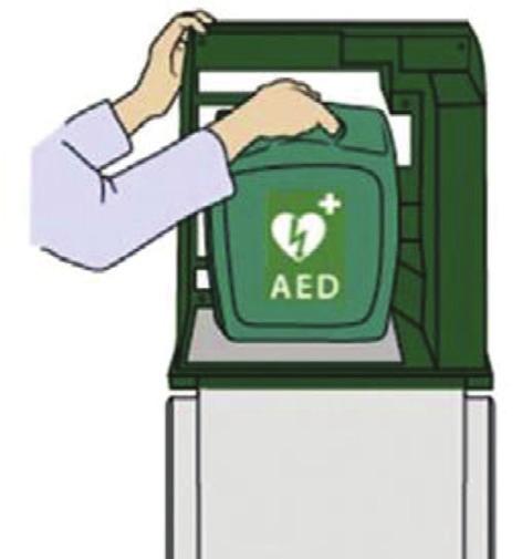 Ενεργοποιήστε τη λειτουργία των ηχείων στο τηλέφωνο προκειμένου να διευκολυνθεί η επικοινωνία με τον συντονιστή του Κέντρου Άμεσης Βοήθειας ΣΤΕίλΤΕ γία AED Στείλτε κάποιον να