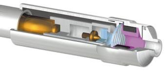 Cut-away diagram showing the construction of a