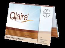 HO O O O Η βαλεριανική οιστραδιόλη N Η διενογέστη Το Qlaira είναι ένα αντισυλληπτικό χάπι που χρησιμοποιείται για την πρόληψη της εγκυμοσύνης και για τη θεραπεία της βαριάς εμμηνορρυσίας σε γυναίκες