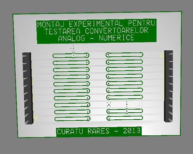 Figura 4.5: Modul de test (DUT) cu convertor analog-numeric (spate) 4.1.2.
