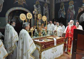 Његово Преосвештенство Епископ Јован је на евхаријстијском сабрању одликовао следеће свештенике: Правом ношења напрсног крста протојереја Милорада Тимотијевића.