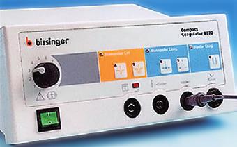743 kn Elektroskalpel Compact 8070 Primjena: Dermatologija Laparoskopija Ginekologija Kozmetička kirurgija Osim klasičnih elektroda za rezanje i koagulaciju, ima mogućnost priključka bipolarnih