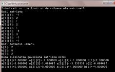II5 VARIANTA GAUSS-JORDAN Trsformărle efectute sut semăătore cu cele d cdrul metode Guss îsă fecteză totă mtrce de l psul curet î fl obțîdu-se u o mtrce dgolă Formulele de trsformre tertvă elemetelor