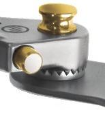 gold plunger, inserting blade nipple, and releasing plunger.