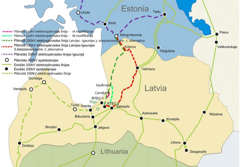 Ievads Paredzētā darbība ir Igaunijas un Latvijas kopprojekts, kas paredz elektropārvades tīkla starpsavienojumu starp Kilingi Nõmme apakšstaciju Igaunijā un Rīgas TEC-2 apakšstaciju Latvijā.