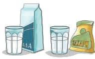 ΓΑΛΑ ΖΑΧΑΡΗ Γεμίζουμε δύο διαφανή ποτήρια με νερό. Βάζουμε μία κουταλιά ζάχαρη στο ένα και μία κουταλιά γάλα στο άλλο και ανακατεύουμε.