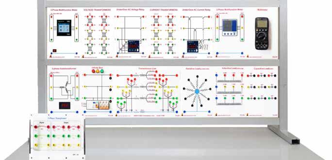 قابلیت ها : بررسی CT و PT به عنوان تجهیزات اندازهگیری بررسی رله حفاظت ولتاژ دیجیتال در شرایط کاهش یا افزایش ولتاژ بررسی رله حفاظت اضافه جریان دیجیتال امکان مشاهده و ثبت شکل موجهای گذرای ولتاژ و جریان