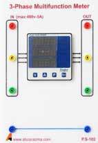 S - 101 مولتی فانکشن سه فاز این ماژول جهت اندازه گیری پارامترهای شبکه از قبیل ولتاژ جریان انواع توان ضریب توان اختالف فاز ولتاژ و جریان فرکانس و... استفاده قرار میگیرد.