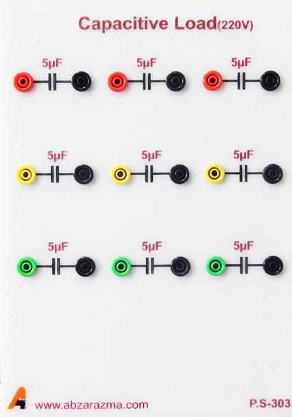 S - 301 Resistive Load بار سلفی بار سلفی متغیر جهت مدلسازی مصرف توان راکتیو در شبکه توزیع برق جریان حداکثر