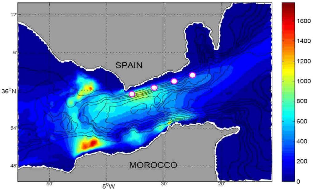 1.5 Το στενό του Γιβραλτάρ Το στενό του Γιβραλτάρ αποτελεί τη μοναδική δίοδο επικοινωνίας της Μεσογείου θάλασσας με το Βόρειο Ατλαντικό ωκεανό.