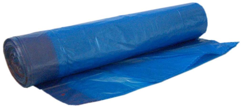 NYLON BAGS BLUE µε κορδόνι 75 x 80 4802R Μπλε ρολό x 20 τεµ.