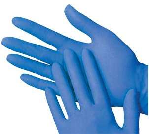 Gloves Clear 6565 Rubber Gloves Small