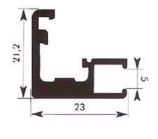 01-09-027 Προφίλ Αλουµινίου 23χ21mm DIY