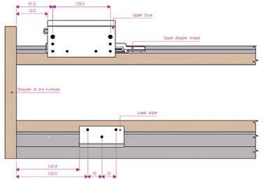 έξω. 23mm Master MIDI23 H33 04-15-370 Ράουλα πόρτα