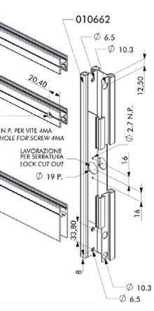 µελαµίνη Ακρίτα + τζάµι Μηχανισµοί &