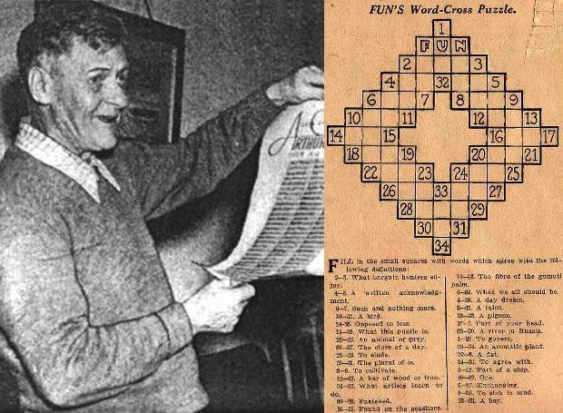 Πότε πρωτοεμφανίσθηκε; Το πρώτο σύγχρονο σταυρόλεξο ως «wordcross puzzle» εμφανίστηκε στον αμερικανικό Τύπο
