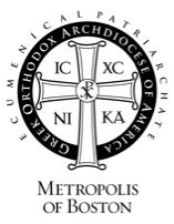 ΚΑΘΕΔΡΙΚΟΣ ΝΑΟΣ ΝΕΑΣ ΑΓΓΛΙΑΣ ΕΥΑΓΓΕΛΙΣΜΟΣ ΤΗΣ ΘΕΟΤΟΚΟΥ ANNUNCIATION GREEK ORTHODOX CATHEDRAL OF NEW ENGLAND Rev. Fr. Demetrios E. Tonias, Ph.D., Cathedral Dean η Ἰουλίου,βιη ΣΤ ΜΑΤΘΑΙΟΥ 6th Sunday of Matthew 8 July 2018 Ἀπολυτίκια Ἦχος πλ.