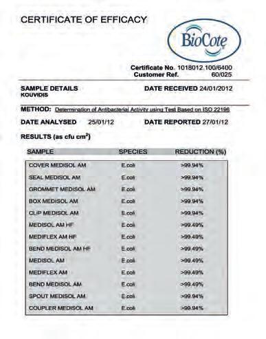 επιφάνεια σωλήνα μικρόβιο αντιμικροβιακή τεχνολογία Πότε ξεκινάει η αντιμικροβιακή δράση και τί διάρκεια έχει; Η αντιμικροβιακή δράση μιας προστατευμένης επιφάνειας είναι άμεση και αυξάνεται με την