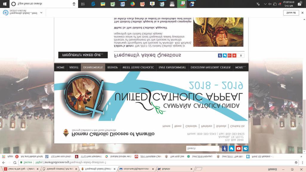 x 7KH 8QLWHG &DWKROLF $SSHDO LPSDFWV ǣ x 7KH 2IILFH RI )DLWK )RUPDWLRQ WKH IDLWK OLYHV RI IDPLOLHV LQGLYLGXDOV Ǥ Ǧ Ǥ SURYLGHV D YDULHW\ RI SURJUDPV DQG FRPPXQLWLHV WKURXJKRXW WKH ǣ H[SHULHQFHV DQG