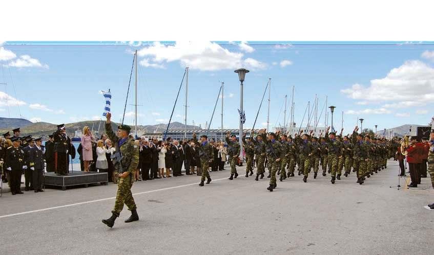 παρέλαση Τάγματος Πεζοναυτών του 521 ΤΠ/Ν, στα πλαίσια εορτασμού για την απελευθέρωση της πόλης των Ιωαννίνων,
