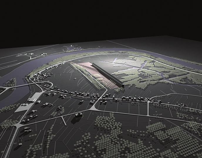 3: Тродимензионални приказ Споменика и Манифестационог платоа Autorski tim: PORTART, d.o.o. Beograd i Građenje, a.d. Istočno Sarajevo Fig.