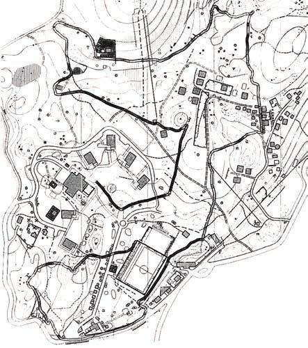 Mitrovac at Tara, the back page of the promotional booklet, 1996 (Centre of Children s Resorts of the City of Belgrade, Belgrade) Сл. 5. Основа комплекса Дечјег одмаралишта Митровац на Тари.