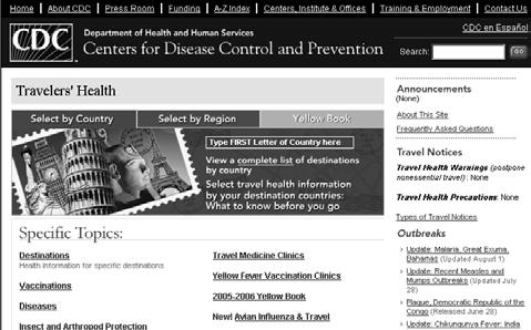 Of 100,000 travelers to a developing country for 1 month: 50,000 will develop some health problem 8,000 will see a physician 5,000 will be confined to bed 1,100 will be incapacitated in their work