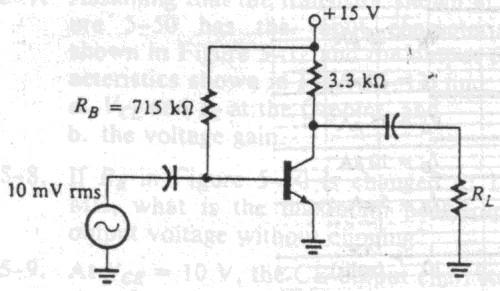 Hình 3-18 (Bài tập 3-18) ĐS 195,27 3-19 Tìm điện áp hiệu dụng (rms) trên tải v L ở mạch khuếch đại hình 3-19 khi R L có giá trị