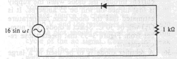 e. Xác định điện trở AC của diode. Hình 2-7 (Bài tập 2-10) ĐS (a) I = -8.10-4.V + 1,6.