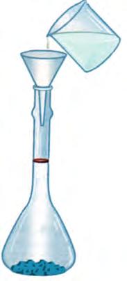 مثال - 4 :4 ما حجم محلول كحول االثيل بالمليلتر )ml( الالزم اضافته للماء ليصبح حجم المحلول الكلي 50 ml لتكون نسبته الحجمية %80.