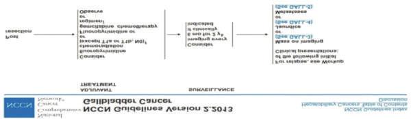 Η διήθηση του μυϊκού χιτώνα (Τ1β) αυξάνει την πιθανότητα λεμφαδενικής διασποράς στο 16%, άρα και την πιθανότητα υποτροπής της νόσου μετά από απλή χολοκυστεκτομή.