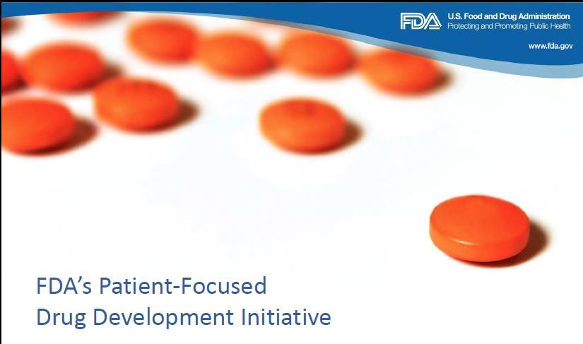 Πρωτοβουλία του FDA για 20 νοσήματα σε μια 5ετία Ανάπτυξη φαρμάκων για τις ανάγκες των ασθενών :2013-2017 What is it: As part of its commitment under the recently approved Prescription Drug User Fee