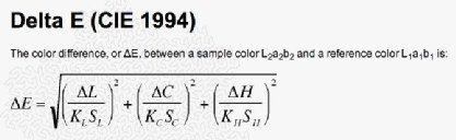 UVOD UVOD Barvne razlike se v CIELAB sistemu določijo na osnovi razlik koordinat v vseh treh smereh barvnega prostora: