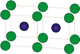 Cezijev klorid kristalizira v kubičnem kristalnem sistemu. Vsi koti so veliki 90, dolžina vseh robov je 4,12 Å.