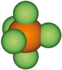 Okoli centralnega dušikovega atoma pa so štirje elektronski pari; trije vezni in en nevezni. Razporeditev elektronskih parov je tetraedrična. Idealni tetraedrski kot je 109,5.