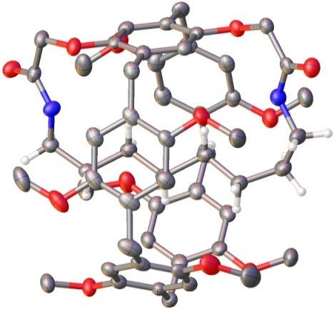 Supplementary Figure 66. Crystal structure of 1a (CCDC: 1016257). 1a was crystallized by slow diffusion of hexane into a CH 2 Cl 2 solution of 1a. The thermal ellipsoids were at 50% probability.