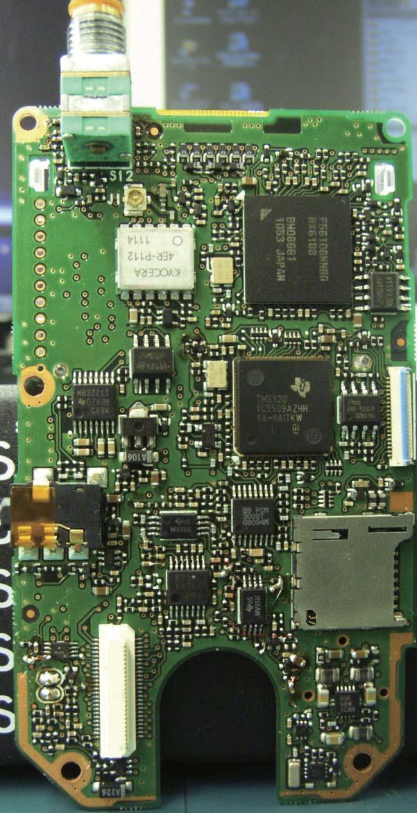 LGIC UNIT (BTTM VIEW) CLCK SCILLATR (For the CPU) (X) GPS MDULE CNTRLLER (IC) DATA LEVEL CNVERTER (IC) EEPRM (For GPS data) (IC) SERIAL DATA INTERFACE (IC) +.