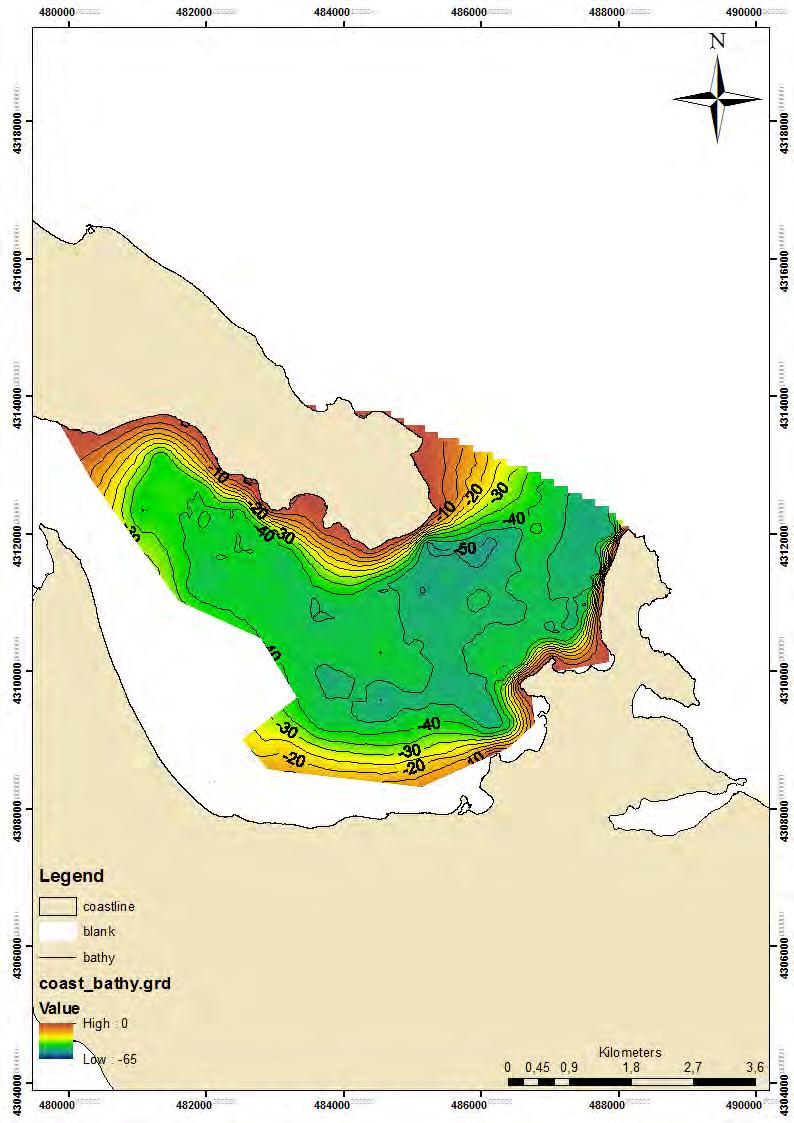 4.3.3Διαβρωσιγενής επιφάνεια (RS) Η ασυμφωνία αυτή δημιουργείται από την διάβρωση μετώπου ακτής η οποία συνέβη κατά τη διάρκεια της αύξησης του επιπέδου της θάλασσας (Kapsimalis et al.2005).
