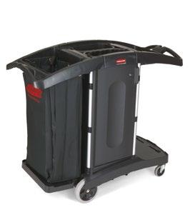 Εργαλεία Καθαρισμού Τρόλεϊ Rubbermaid Quick Cart Βαλίτσα Κομψή και διακριτική εμφάνιση Εργονομικός σχεδιασμός για μεγάλη χωρητικότητα Με ρόδες για εύκολη μεταφορά Επένδυση από τεφλόν για