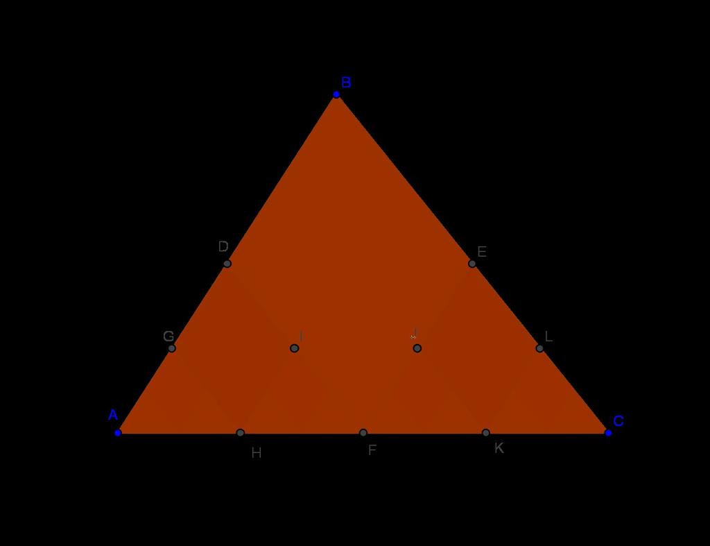 LIMITE Inegalitatea triunghiulară contrazisă Fie un triunghi oarecare şi mijloacele laturilor lui. Ducem dreptele si. Se ştie că în orice triunghi, în cazul acestei construcţii.
