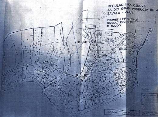 Regulacijska osnova Zavala - zapad Prostori izvan građevinskog područja planirani za urbanu sanaciju su određeni radi očuvanja krajobraznih vrijednosti područja i obale te osiguranja minimalnih