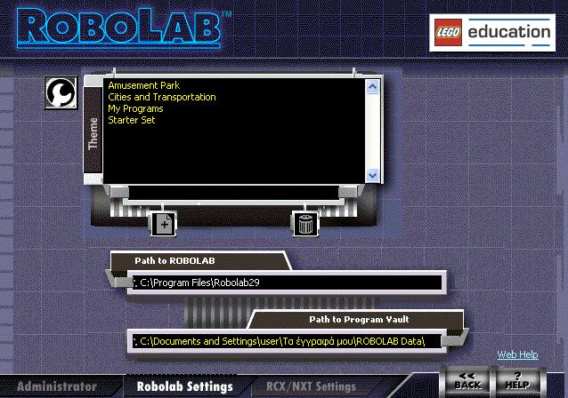 Test Communication : μπορούμε να εξακριβώσουμε ότι ο προσωπικός υπολογιστής στον οποίο τρέχουμε το Robolab μπορεί να επικοινωνήσει χωρίς πρόβλημα με το NXT.