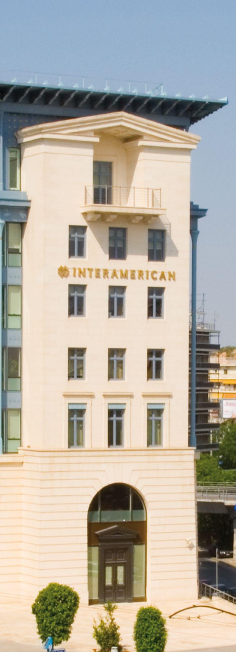 Η INTERAMERICAN διαθέτει περισσότερα από 45 χρόνια ηγετικής παρουσίας στην ελληνική ασφαλιστική αγορά. Δραστηριοποιείται σε όλους τους τομείς ασφάλισης και προσφέρει καινοτόμα προϊόντα και υπηρεσίες.