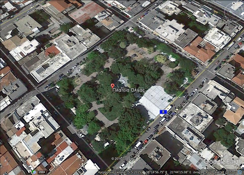 Εικόνα 7. 2.3. Πλατεία Βασιλέως Γεωργίου Είναι η κεντρική πλατεία της Πάτρας (εικ. 8,9,10,11). ηµιουργήθηκε επί κυβερνήτη Καποδίστρια.