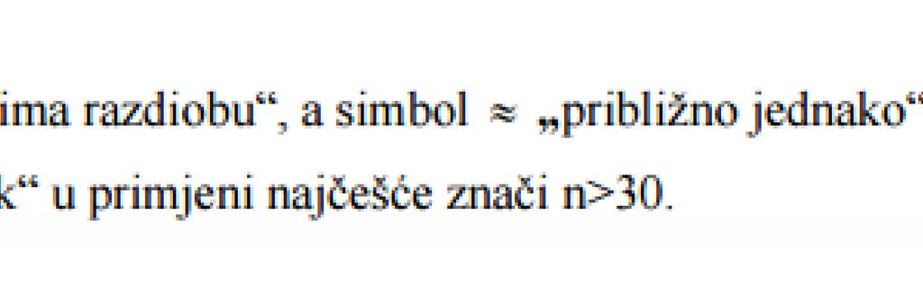 unutar kojega se nalazi 100% svih vrijednosti slučajne varijable, ovisi samo o