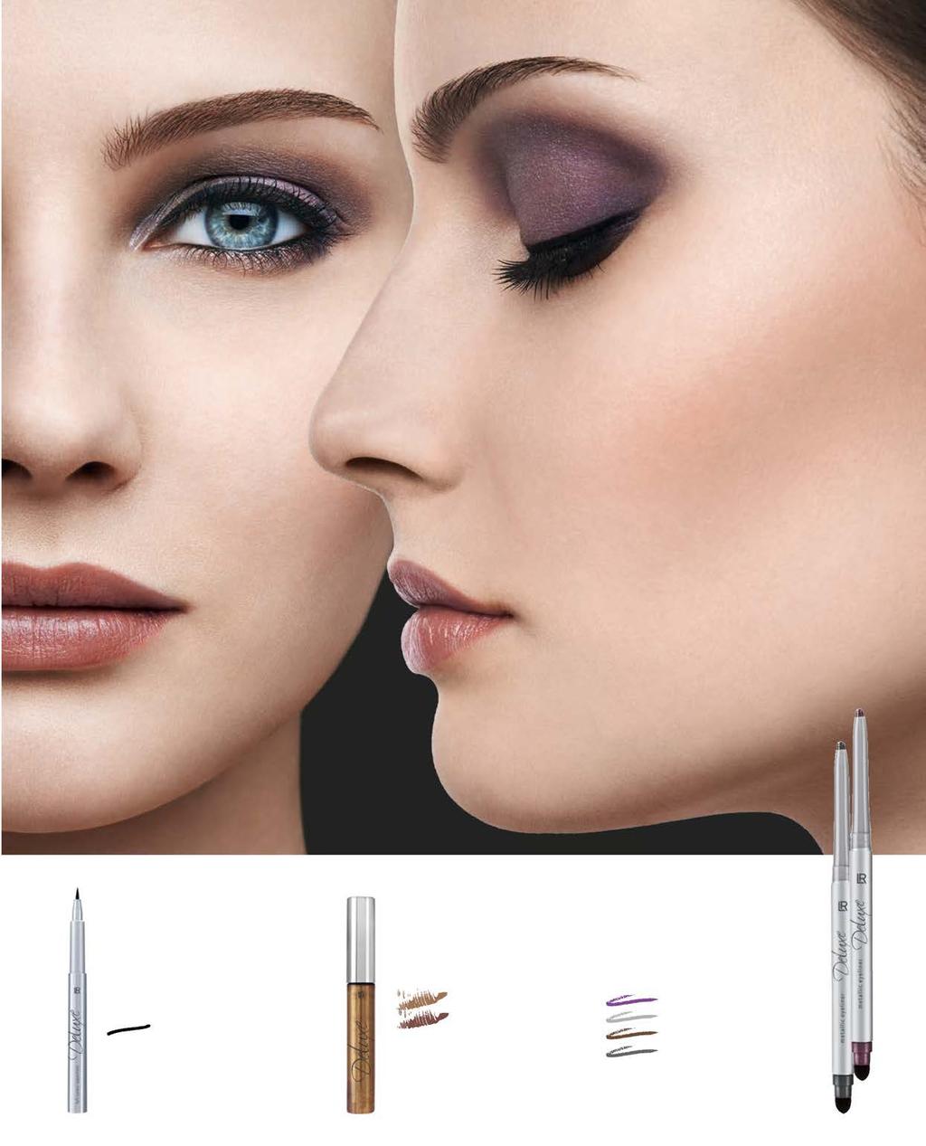 149 Το μοντέλο φοράει την Artistic Quattro Eyeshadow Τετραπλή Παλέτα με Σκιές Ματιών 11150-8 Full Colour Superliner Ιδιαίτερα εύχρηστο υγρό Eyeliner για εκφραστικά μάτια Έντονο χρωματικό αποτέλεσμα,