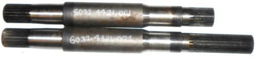shaft short 585mm 20T(55mm) x 20T (55mm) Final drive shaft long 695mm