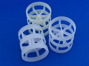 saddles (ceramic) intalox saddles (plastic) Pall rings (plastic) Pall rings