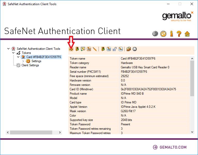 Επιλέξτε Initialize Token Επιλέξτε Configure all initialization and polices και πατήστε Next Προσοχή!